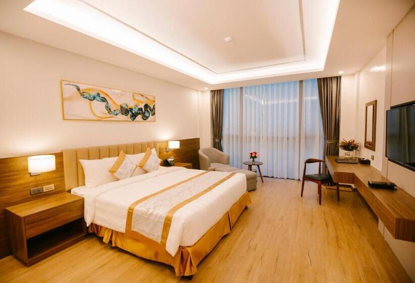 اتاق استاندارد با تخت بزرگ, Songlam Waterfront Hotel   藍江酒店