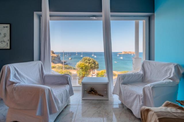 آپارتمان 1 خوابه با چشم‌انداز دریا, Poseidon Beach Villas