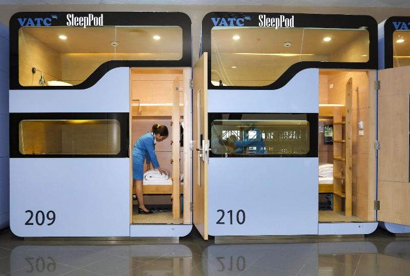 اتاق استاندارد یک نفره, Vatc Sleep Pod  Terminal 2