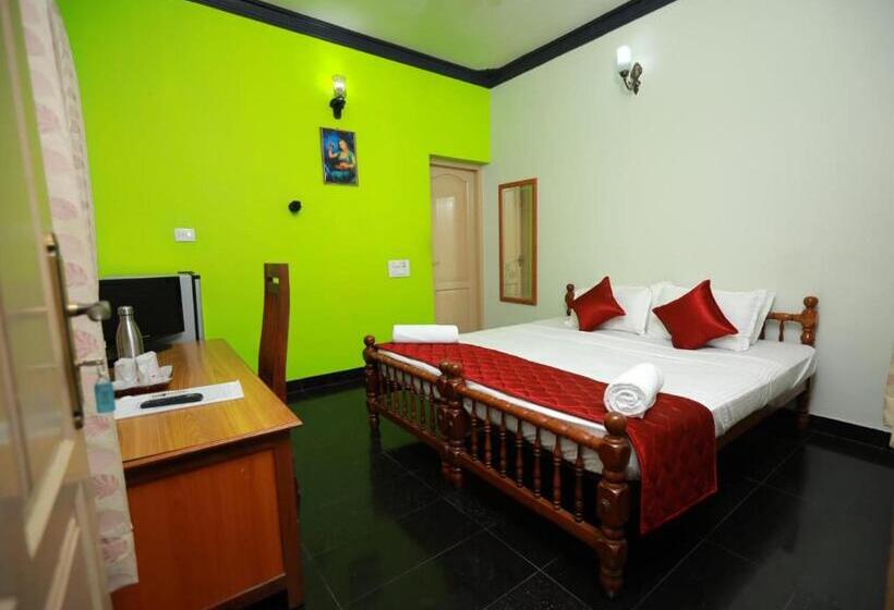 اتاق استاندارد با چشم‌انداز استخر, Ideal Ayurvedic Resort Kovalam