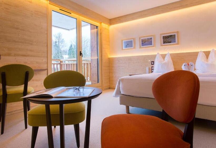اتاق استاندارد با بالکن, Restaurant Mont Champ Du Feu
