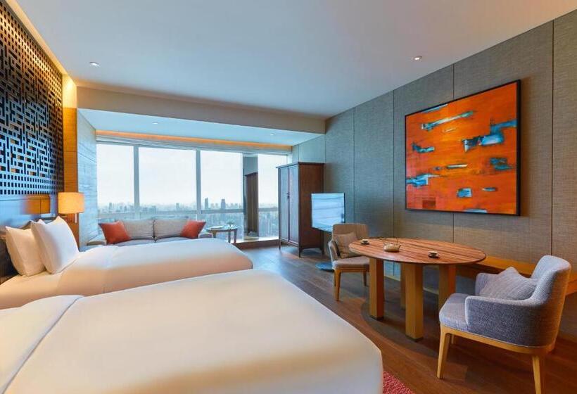 اتاق استاندارد با 2 تخت دوبل, Park Hyatt Guangzhou