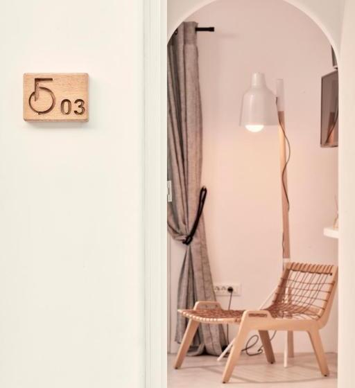 اتاق لوکس با چشم‌انداز دریا, Mykonos No5 Luxury Suites & Villas