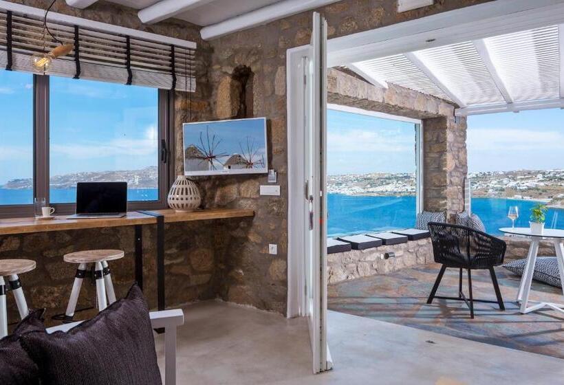 سوییت با چشم‌انداز دریا, Mykonos No5 Luxury Suites & Villas