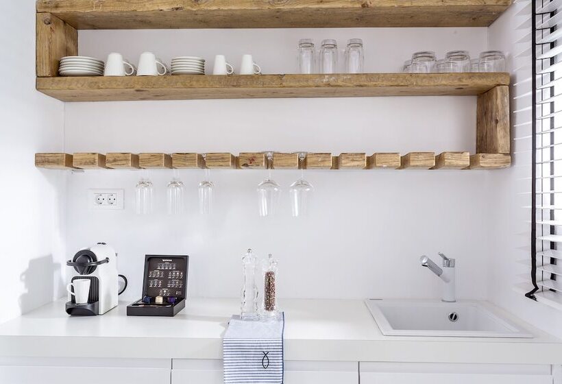 اتاق لوکس با چشم‌انداز دریا, Mykonos No5 Luxury Suites & Villas