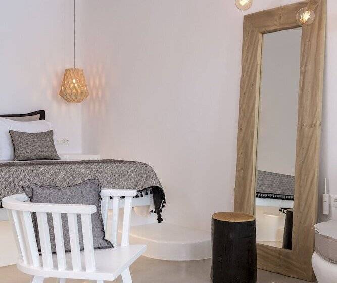 اتاق لوکس با چشم‌انداز دریا, Mykonos No5 Luxury Suites & Villas