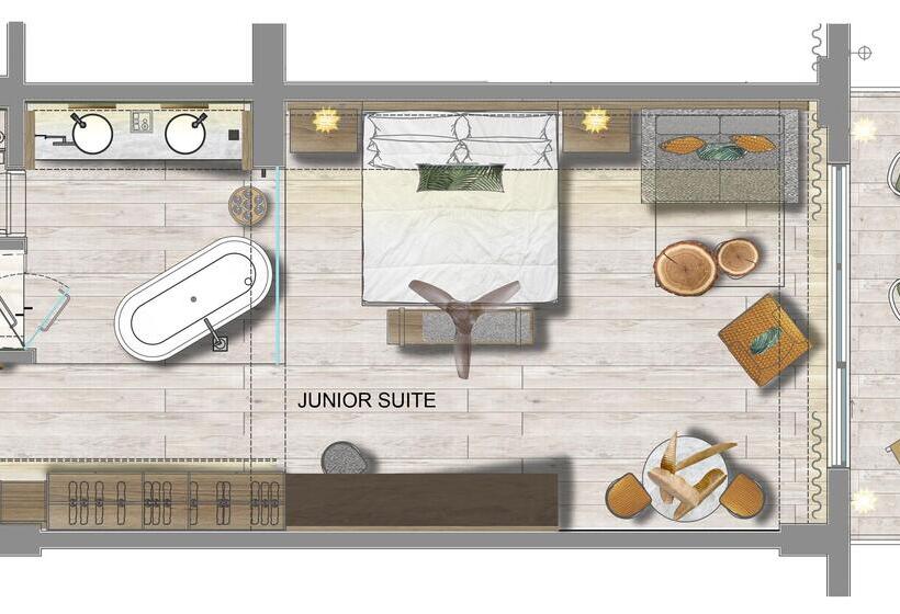 سوییت جونیور با چشم‌انداز استخر, Serenade All Suites - Adults Only Resort
