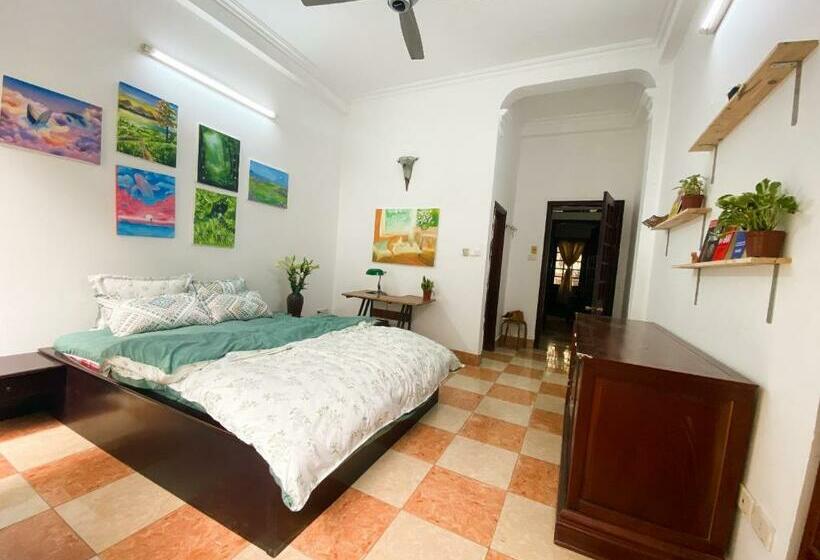 اتاق استاندارد با تخت بزرگ, Morri Homestay   Quán Thánh