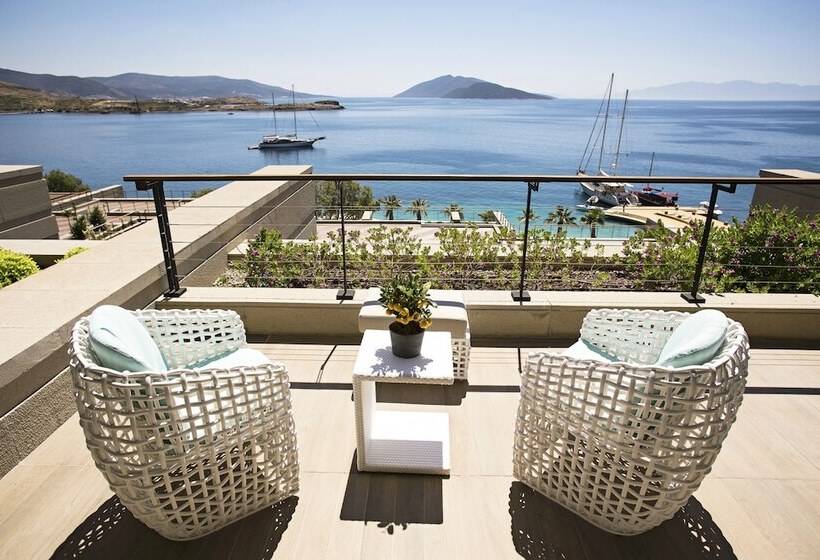 Quarto Deluxe Vista Mar com Sacada, Caresse, A Luxury Collection Resort & Spa, Bodrum