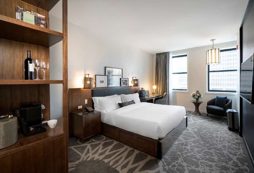 اتاق استاندارد با تخت دوبل, Londonhouse Chicago Curio Collection By Hilton