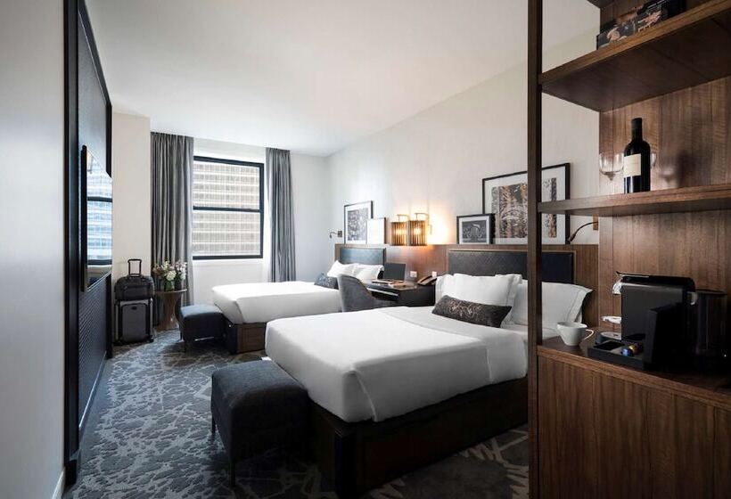 اتاق استاندارد با 2 تخت دوبل, Londonhouse Chicago Curio Collection By Hilton