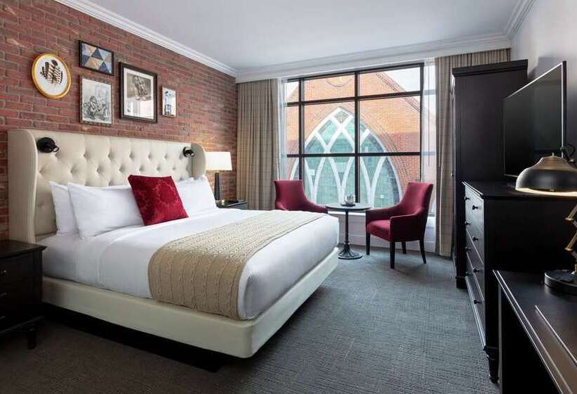 استودیو استاندارد با تخت کینگ, Londonhouse Chicago Curio Collection By Hilton