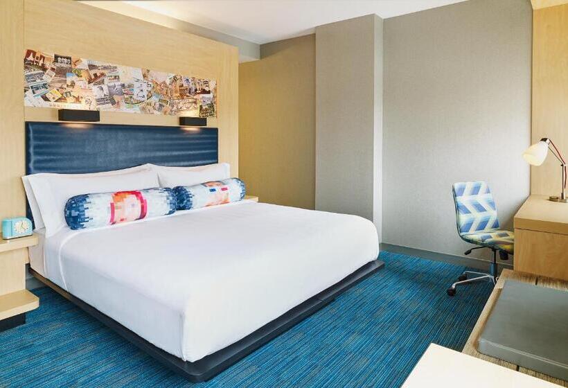اتاق استاندارد با تخت بزرگ, Aloft Louisville Downtown
