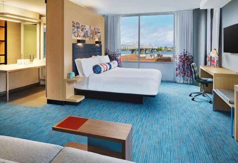 اتاق استاندارد با تخت بزرگ, Aloft Louisville Downtown