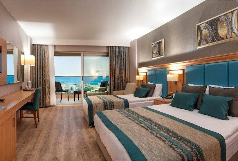 اتاق استاندارد با تراس و چشم‌انداز دریا, Aquasis De Luxe Resort & Spa  Ultra All Inclusive