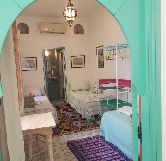 اتاق استاندارد سه تخته با چشم‌انداز باغ, Riad Dar Aida