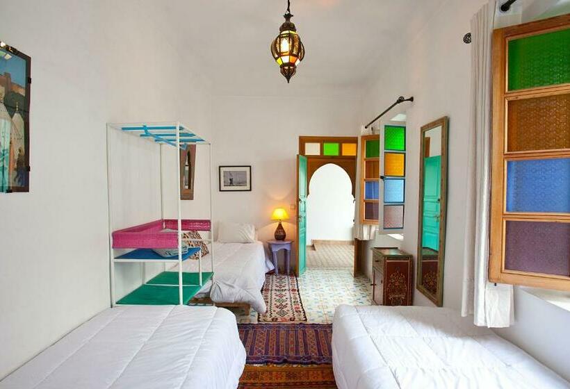 اتاق استاندارد سه تخته با چشم‌انداز باغ, Riad Dar Aida