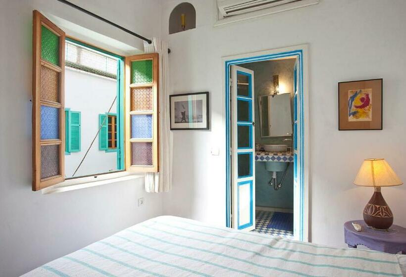 اتاق استاندارد سه تخته با چشم‌انداز باغ, Riad Dar Aida
