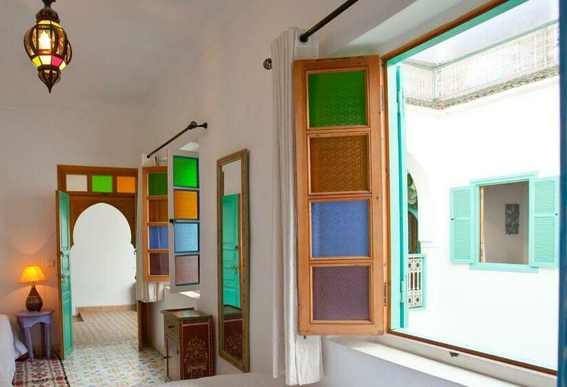 اتاق استاندارد سه تخته با چشم‌انداز باغ, Riad Dar Aida