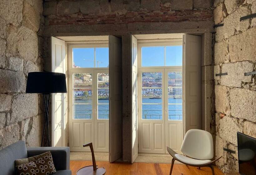 Appartement met 1 Slaapkamer en Balkon, Porto River