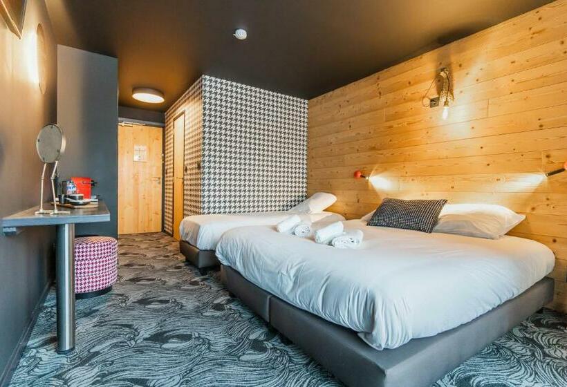 اتاق استاندارد سه نفره, Hôtel Le Cristal Lodge   Terresens