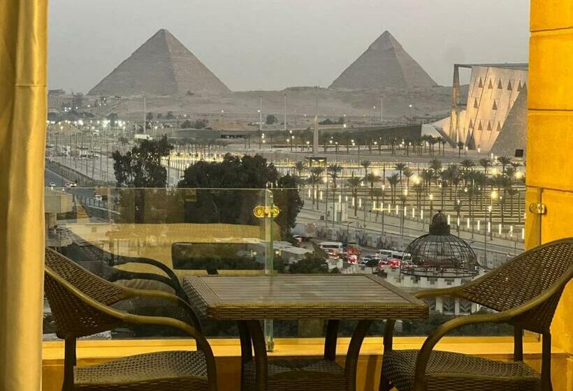 اتاق استاندارد با بالکن, Asia Grand Museum & Pyramids View
