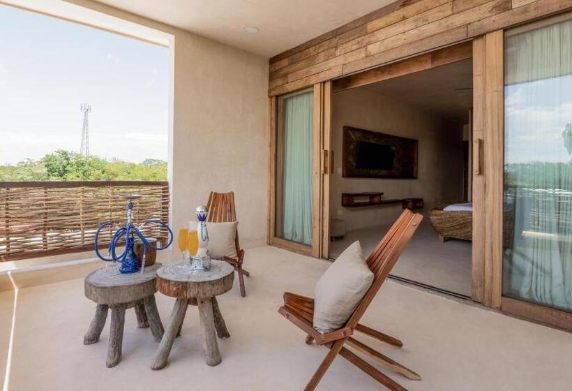 Suite with Terrace, Cervecería Tulum Boutique Hotel & Beer Spa   All Inclusive
