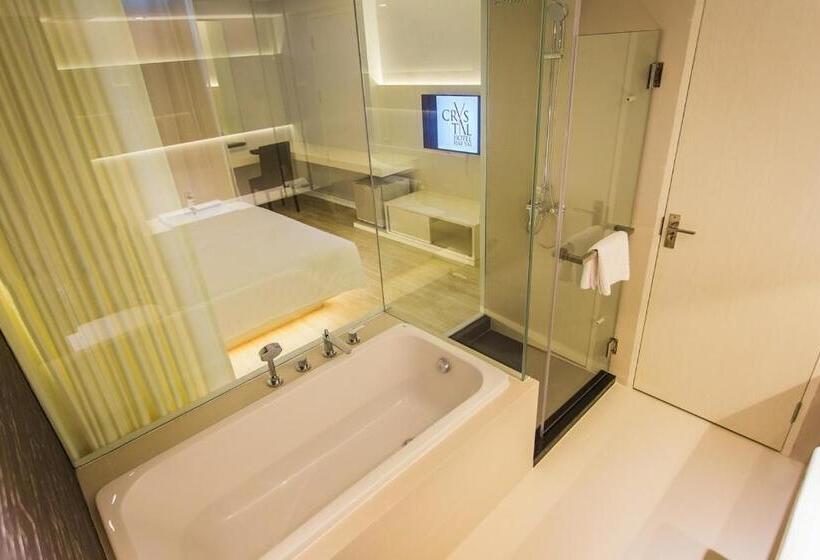 带大床的复式套间, Crystal Hotel Hat Yai