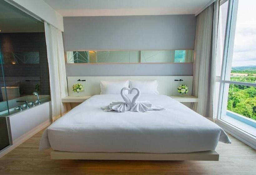 带大床的复式套间, Crystal Hotel Hat Yai