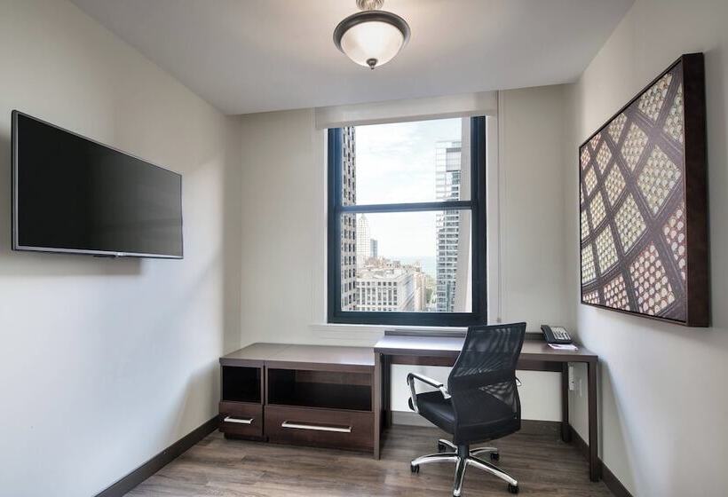 2 Bedroom Suite, Residence Inn Chicago Downtown/loop