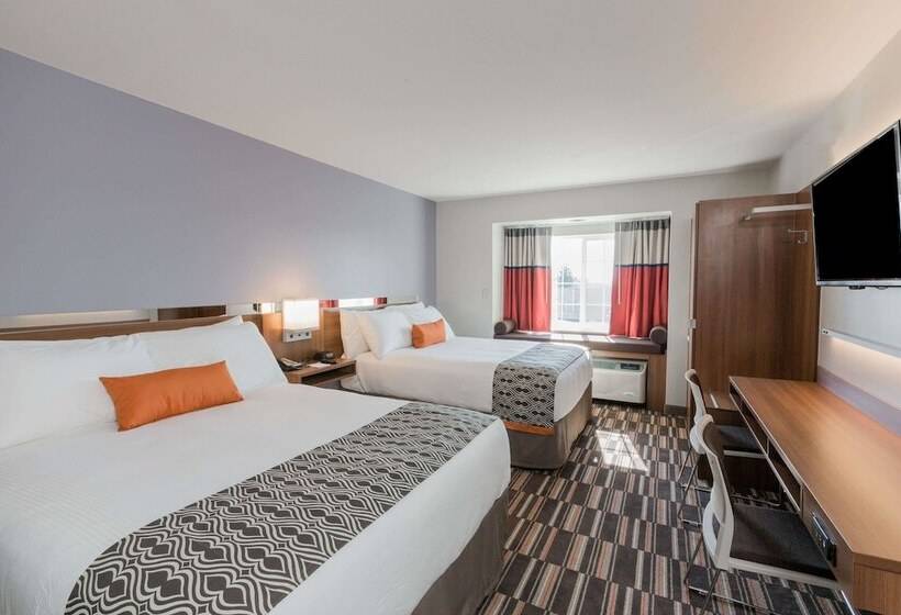 اتاق استاندارد با 2 تخت دوبل, Microtel Inn & Suites By Wyndham Tioga