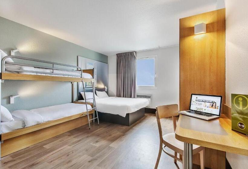 اتاق استاندارد چهار تخته, B&b Hotel Lyon Grand Stade Meyzieu