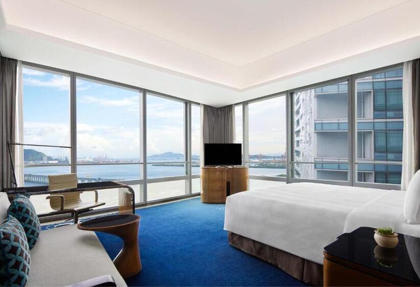 اتاق اجرایی با تخت بزرگ, Jw Marriott Hotel Shenzhen Bao An International Airport