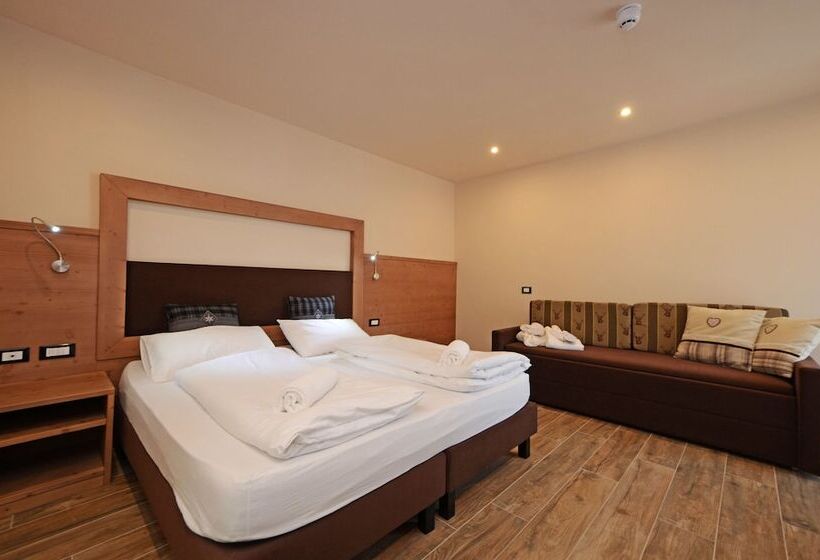 اتاق استاندارد چهار تخته, Park Hotel Avisio