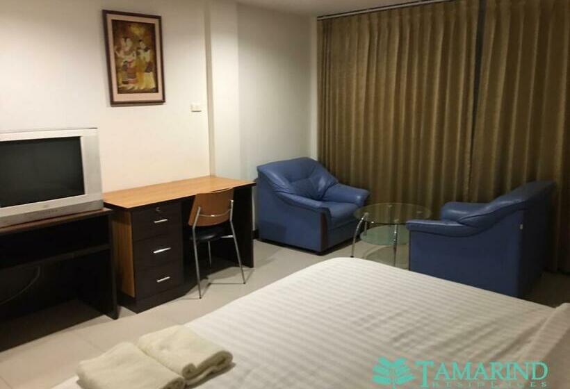 اتاق استاندارد با تخت بزرگ, Tamarind Residences Khonkaen บ้านแทมมารีน