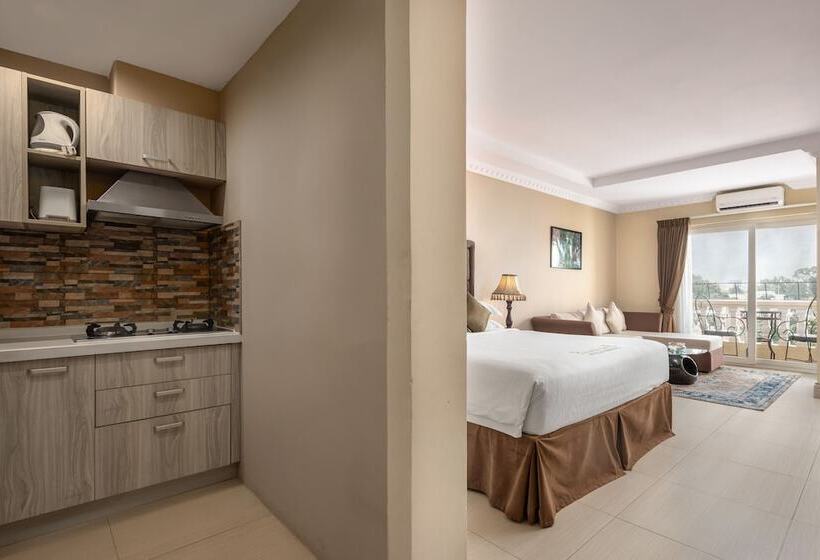 استودیوی استاندارد با چشم‌انداز شهر, Palace Gate Hotel & Residence By Ehm