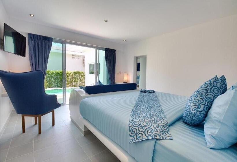 اتاق خانوادگی با چشم‌انداز باغ, La Perle Resort Koh Samui