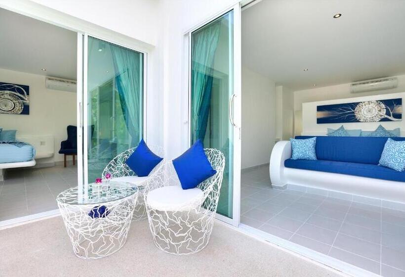 اتاق خانوادگی با چشم‌انداز باغ, La Perle Resort Koh Samui