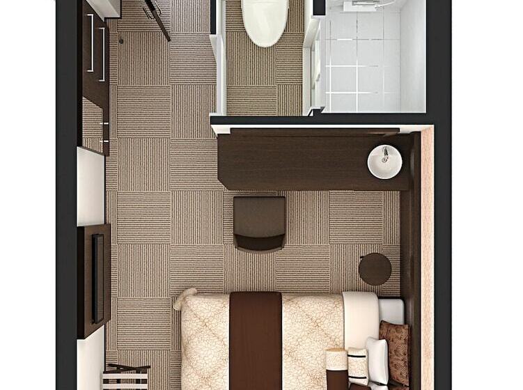 اتاق استاندارد یک نفره, Kuretake Inn Premium Shizuoka Ekimae