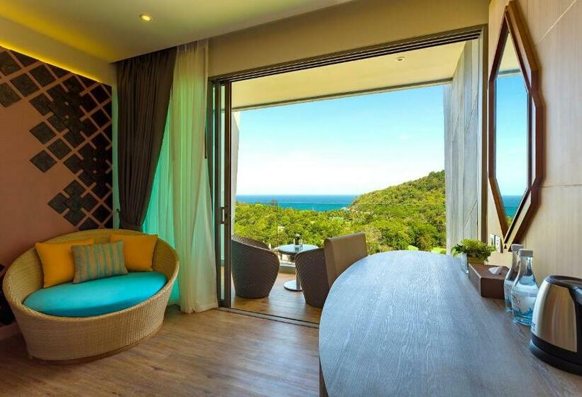 اتاق لوکس با چشم‌انداز دریا, Crest Resort & Pool Villas   Sha Extra Plus