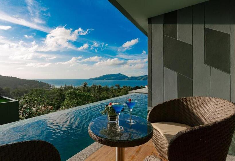 اتاق لوکس با چشم‌انداز دریا, Crest Resort & Pool Villas   Sha Extra Plus