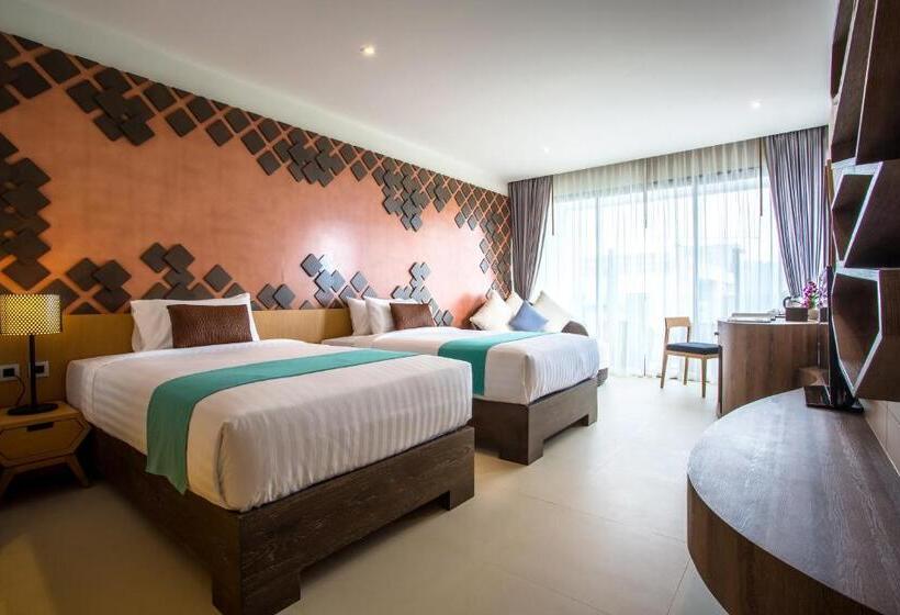 اتاق لوکس با چشم‌انداز دریا, Crest Resort & Pool Villas   Sha Extra Plus