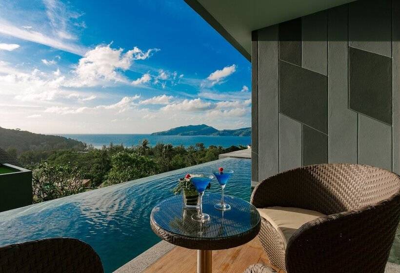 اتاق لوکس با چشم‌انداز دریا, Crest Resort & Pool Villas   Sha Extra Plus