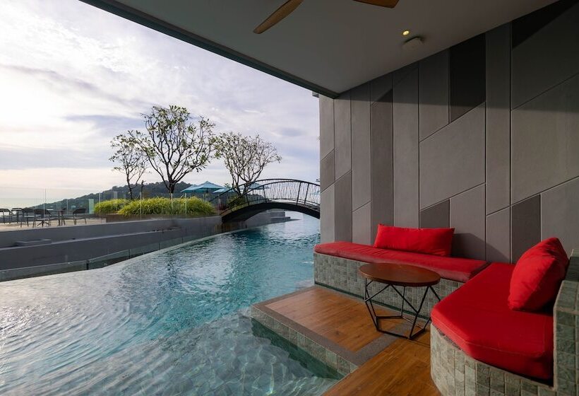 اتاق لوکس با چشم‌انداز دریا, Crest Resort & Pool Villas   Sha Extra Plus