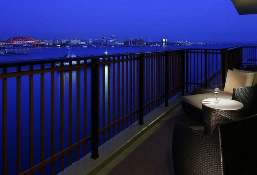 اتاق لوکس با چشم‌انداز شهر, Kobe Minato Onsen Ren