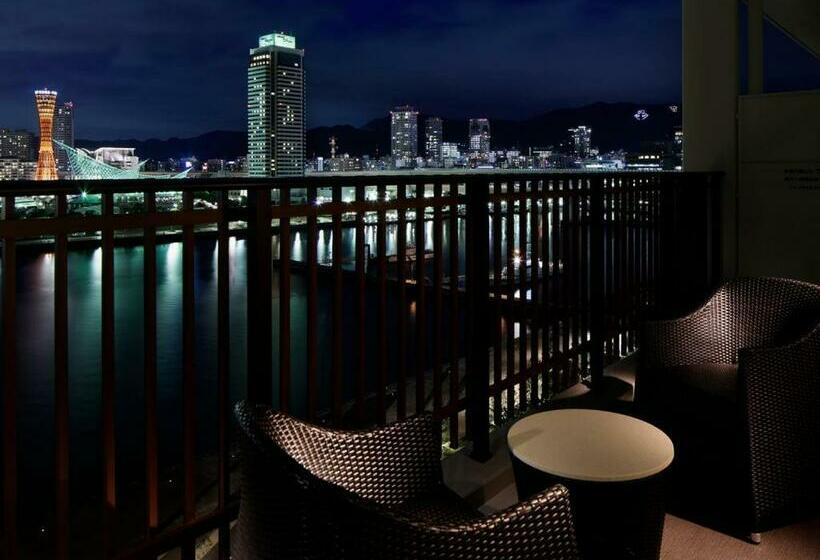 اتاق لوکس با چشم‌انداز شهر, Kobe Minato Onsen Ren