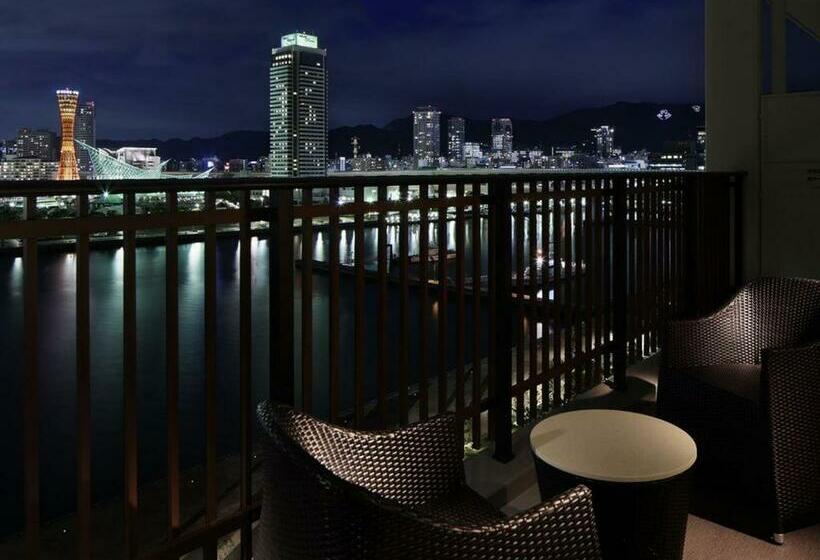 اتاق لوکس با چشم‌انداز دریا, Kobe Minato Onsen Ren
