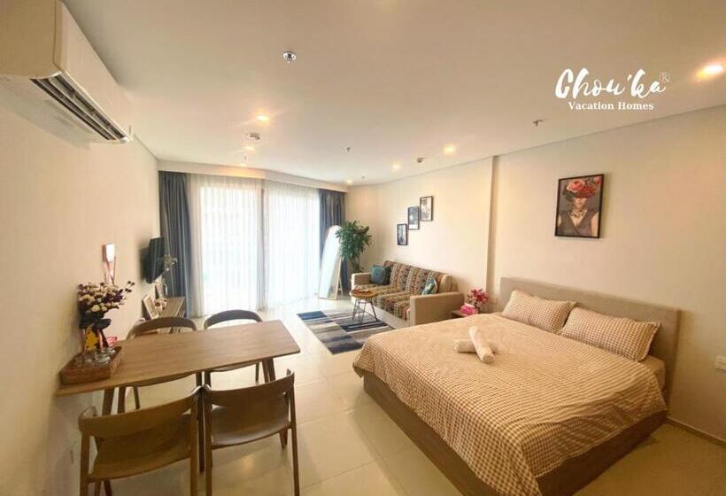 استودیو استاندارد با بالکن, Hoàn Phố Land   The Sóng Apartment Vũng Tàu