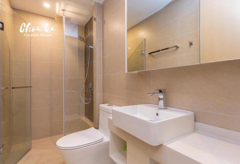 آپارتمان 1 خوابه با چشم‌انداز دریا, Hoàn Phố Land   The Sóng Apartment Vũng Tàu