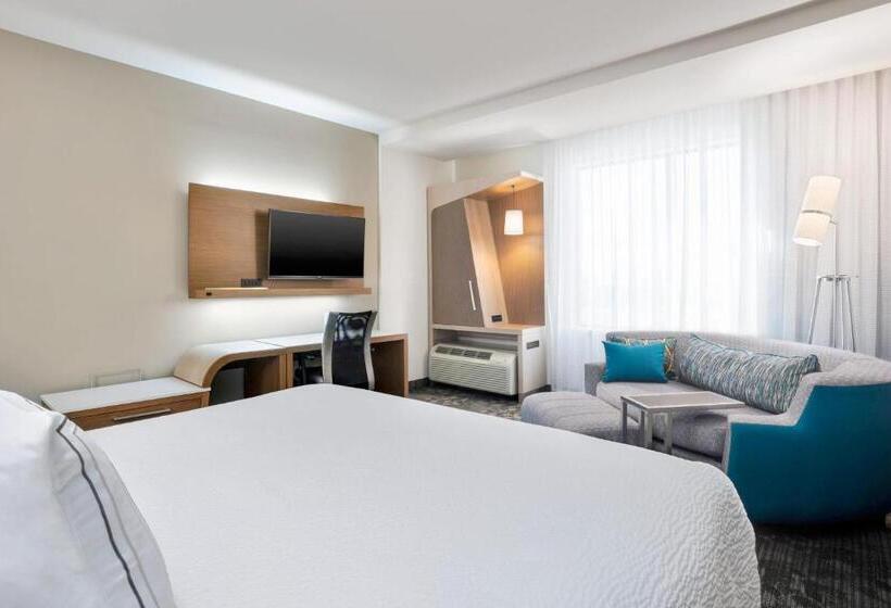 اتاق استاندارد با تخت بزرگ, Courtyard By Marriott Houston Katy Mills